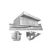HoodMart EXH008PSP 8 FT Restaurant Hood System w/ PSP Makeup-Air, 18 Gauge 430 SS 1 image