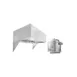 HoodMart EXH016B 16 FT Restaurant Exhaust Hood System, Constructed w/18 Gauge 430 SS 1 image