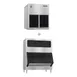 Hoshizaki F-1002MAJ/B-1150SS Air Cooled Flake 980 lb Ice Machine with Bin, 1148 lb Storage 1 image