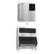 Hoshizaki F-2001MWJ/B-1150SS Water Cooled Flake 2043 lb Ice Machine with Bin, 1148 lb Storage 1 image