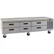 Delfield F2987CP 87" 3-Section Low Profile Refrigerated Chef Base w/ 6 Drawers 1 image