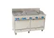 Comstock-Castle F3226-12-2RB 60" Gas Restaurant Range w/ (4) Open Burners, 12" Griddle, 24" Charbroiler, (2) Standard Ovens, 226.000 BTU 1 image
