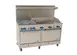 Comstock-Castle F3226-36 60" Gas Restaurant Range w/ (4) Open Burners, (1) 36" Griddle, (2) Standard Ovens, 240.000 BTU 1 image