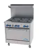 Comstock-Castle F330 36" Commercial Gas Range w/ (6) Open Burners, (1) Standard Oven, 192.000 BTU 1 image