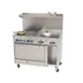 Comstock-Castle F3430-12B 48" Gas Restaurant Range w/ (6) Open Burners, 12" Raised Griddle, (1) Standard Oven, (1) Cabinet Base, 216.000 BTU 1 image