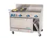 Comstock-Castle F3430-24-1RB 48" Gas Restaurant Range w/ (2) Open Burners, 24" Griddle, 12" Charbroiler, (1) Standard Oven, (1) Cabinet Base, 162.000 BTU 1 image
