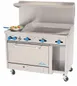 Comstock-Castle F3430-48 48" Gas Restaurant Range w/ 48" Full Griddle, (1) Standard Oven, (1) Cabinet Base, 126.000 BTU  1 image