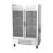 Beverage Air FB49HC-1G 52" 2-Section Glass Door Reach-In Freezer, Bottom Mount, 46.2 cu. ft., Stainless Steel Front 2 image