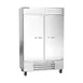 Beverage Air FB49HC-1S 52" 2-Solid Door Reach-In Freezer, Bottom Mount, 46.2 cu. ft., Stainless Steel Front 1 image
