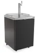 Fagor FDD-24-N Draft Beer Cooler, 24" Black, 1-Half Barrel Keg, 20-36", 1/6 HP Compressor, Door 1 image