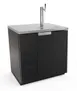 Fagor FDD-36-N 36" Draft Beer Cooler, Black, 2‑Keg 14.8 cu ft, 2‑Tap Tower, Interior, Castors 1 image
