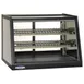 Federal Industries EH4828 47" 2-Glass Door Food Display, LED Shelves, Deck, Black Trim, Glass Front 1 image