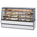 Federal Industries SGD5048 50" 1-Glass Door Bakery Display Case, LED Light, 3 Shelves, Black Trim 1 image