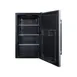 Summit FF195 19" Built-in or Freestanding Undercounter Refrigerator in Black, Stainless Steel Door, 3.13 cu. ft. 3 image
