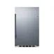 Summit FF195H34 19" Built-in or Freestanding Undercounter Refrigerator in Black, Stainless Steel Door, 3.13 cu. ft 2 image