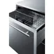 Summit FF642D 24" Built-in Undercounter Refrigerator in Stainless Steel, w/ 2 Drawers, 3.4 cu. ft. 3 image