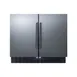 Summit FFRF36 36" Built-in or Freestanding Refrigerator Freezer in Black, Stainless Steel Doors, 5.8 cu. ft. 2 image