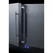 Summit FFRF36 36" Built-in or Freestanding Refrigerator Freezer in Black, Stainless Steel Doors, 5.8 cu. ft. 3 image