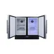 Summit FFRF36 36" Built-in or Freestanding Refrigerator Freezer in Black, Stainless Steel Doors, 5.8 cu. ft. 4 image
