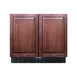 Summit FFRF36IF 36" Built-in or Freestanding Refrigerator Freezer in Black, Panel Ready Doors, 5.8 cu. ft. 2 image