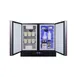Summit FFRF36IF 36" Built-in or Freestanding Refrigerator Freezer in Black, Panel Ready Doors, 5.8 cu. ft. 4 image