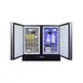 Summit FFRF36IF 36" Built-in or Freestanding Refrigerator Freezer in Black, Panel Ready Doors, 5.8 cu. ft. 5 image