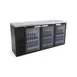 Fagor Refrigeration FBB-24-72G Refrigerated Back Bar Cabinet w/ 3 Glass Doors, 6 Shelves 1 image