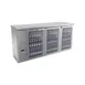 Fagor Refrigeration FBB-24-72GS Refrigerated Back Bar Cabinet w/ 3 Glass Doors, 6 Shelves 1 image