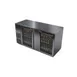 Fagor Refrigeration FBB-69GS-N Refrigerated Back Bar Cabinet w/ 2 Glass Doors, 4 Shelves, 2 Rails 1 image
