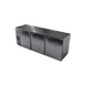 Fagor Refrigeration FBB-95S-N Refrigerated Back Bar Cabinet w/ 3 Solid Doors, 6 Shelves, 4 Rails 1 image