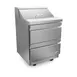 Fagor FST-27-8-D2-N 27" 2-Drawer Sandwich and Salad Prep Table, 8 Pans, Stainless Steel 1 image