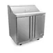 Fagor FST-36-10-N 36" 2-Door Sandwich and Salad Prep Table, 10 Pans, Stainless Steel 1 image