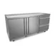 Fagor FUR-72-D2-N 72" 2-Door 2-Drawer Front Breathing Undercounter Refrigerator, Stainless, 25.4 cu. ft., 5" Casters 1 image
