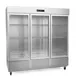 Fagor Refrigeration QVR-3G-N Reach-In Refrigerator w/ 3 Glass Doors, Bottom Mount, Stainless Steel, 76 cu. ft. 1 image