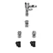 Fisher 29475 Exposed Piping Reel Rinse Installation Kit 1 image