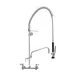 Fisher 53473 Pre-Rinse Unit, Spring, Wall Mount, 8" Adjustable Centers 1 image