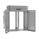 Victory FISA-2D-S1-PT-HC 68.75" 4-Solid Door Roll-Thru Freezer, Top Mounted, 78 cu. ft., Stainless Steel 4 image