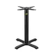 FLAT Tech CT2007 KX22 Cast Iron Restaurant Table Base, 22x22 Inch Base, 3 Inch Diameter Column, Embossed Coated Steel Finish, Dining Height 1 image