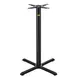 FLAT Tech CT2016 Bar Height KX30 Table Base, 30x30 Cross Base, 3 Dia. Column, Cast Iron, Textured Finish 1 image