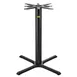 FLAT Tech CT2036 Bar Height KX36 Table Base, 36x36 Base, 4 Dia. Column, Cast Iron, Textured Finish 1 image