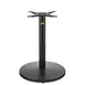 FLAT Tech CT3012 UR22 Dining Height 22" Round Cast Iron Table Base, 3" Column, 13"x13" Mounting Plate 1 image