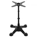 FLAT Tech CT4200 PX23 Table Base, Dining Height, 22x22 Base Spread, Cast Iron, Powder Coat Finish, 2-5/9 Dia Column, 11-2/5 Mounting Plate 1 image