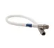 AllPoints 5081001 White Rigid 3 ft Oil Hose 3/4 NPT for Keg Storage Rack 1 image