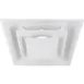 FMP 556-1032 3-Tier Air Diffuser w/ 3-Way Air Distribution, Square, 24" x 24", 10" Dia. Neck 1 image