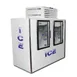 Fogel USA ICB-2-GL-L 96" Indoor Ice Merchandiser w/ Glass Door, Auto Defrost, 85 cu. ft. 1 image