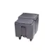 Follett ICS125L Plastic Mobile Ice Bin, 125 lb, Granite Gray 1 image