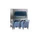 Follett ITS3250SG-90 90" Ice Storage Bin with Transport Cart, 3255 lb 1 image