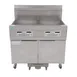 Frymaster 21814GF Multiple Battery Gas Fryer w/ (2) 63 lbs Frypots, Built-In Filtration, 6 Twin Baskets 1 image