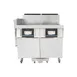 Frymaster 2FQG60T Multiple Battery Gas Fryer w/ (2) 63 lbs Frypots, Built-In Automatic Filtration 1 image