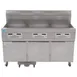Frymaster 31814GF Multiple Battery Gas Fryer w/ (3) 63 lbs Frypots, Built-In Filtration, 9 Twin Baskets 1 image